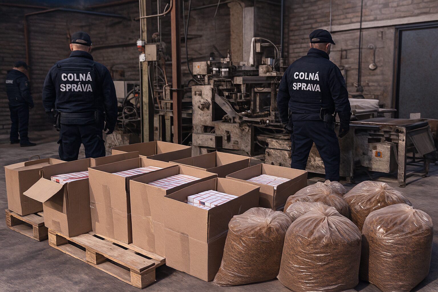 Nelegálna továreň na cigarety odhalená