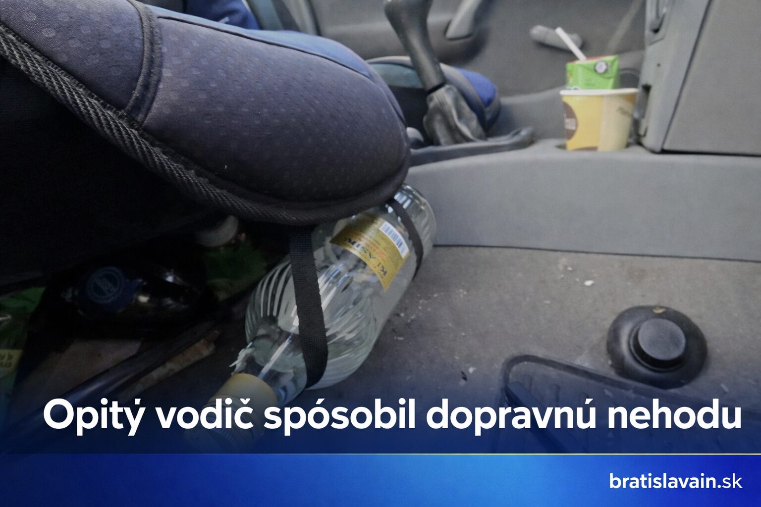 Opitý vodič spôsobil nehodu na Vajnorskom nadjazde