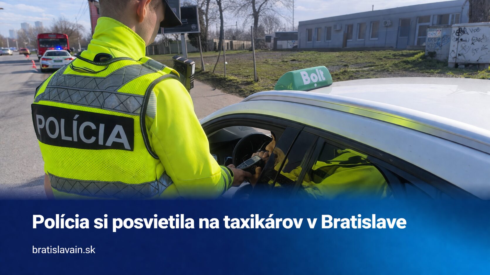Polícia si posvietila na taxikárov v Bratislave. Padli pokuty aj upozornenia