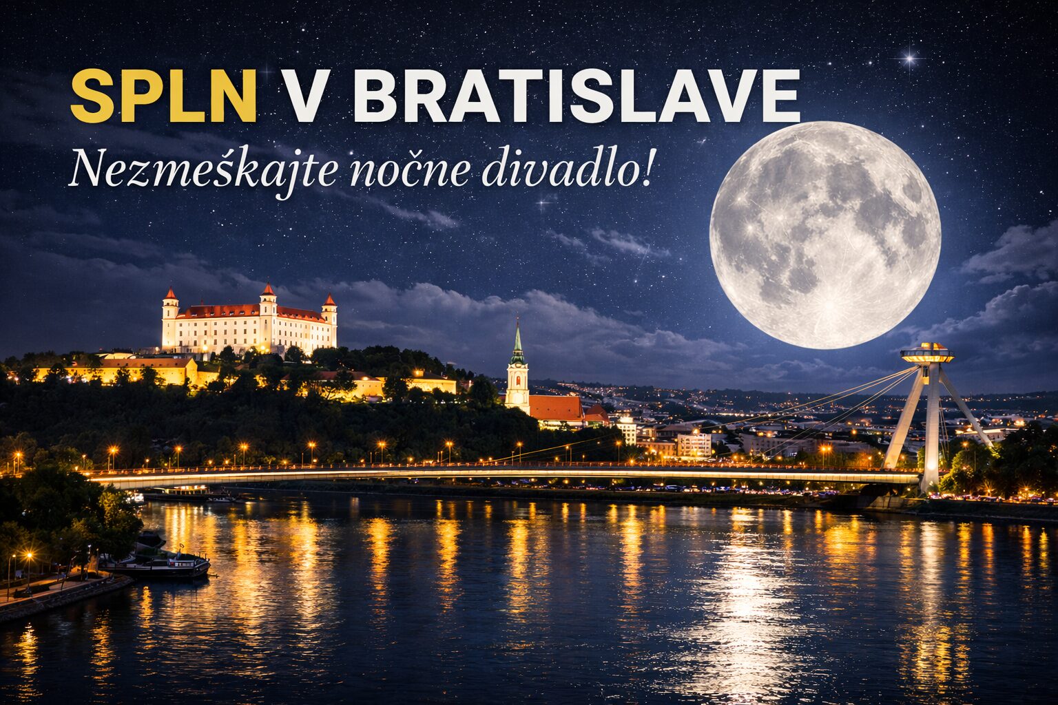 Spln v Bratislave: Nočná obloha ponúkne výnimočné divadlo