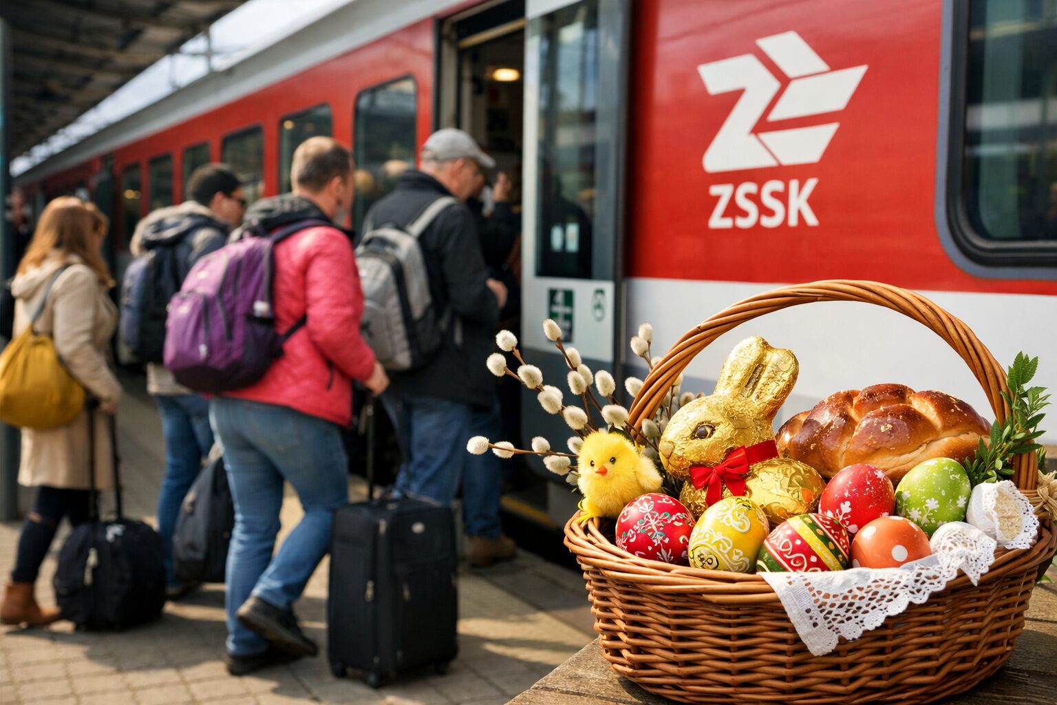 Veľká noc sa blíži: Vlaky sa rýchlo plnia, niektoré už na 75 %