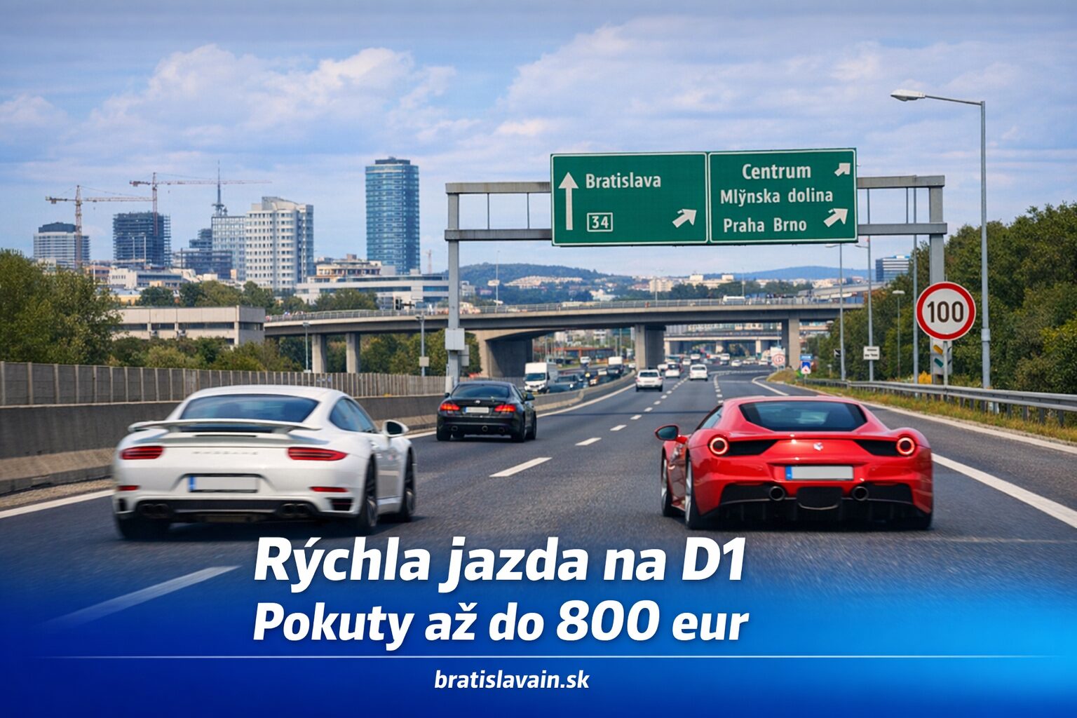 Akcia „Speed“ na D1: Policajti rozdali pokuty, rýchla jazda stála vodičov stovky eur