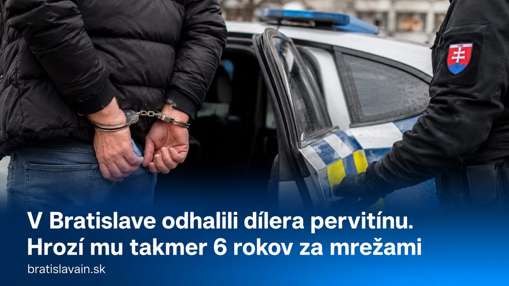 V Bratislave odhalili dílera pervitínu. Drogy predával viac než rok, jazdil aj napriek zákazom