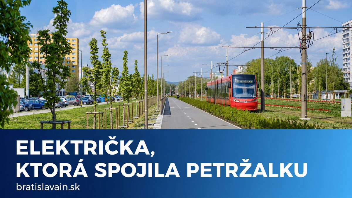 Petržalská električka má za sebou prvý rok. Denne prepraví 40-tisíc ľudí a jazdí v intervaloch metra