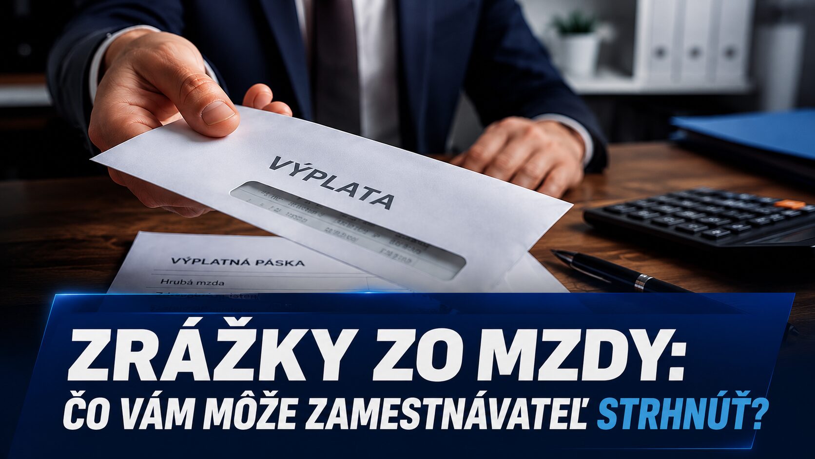 Zrážky zo mzdy: Čo vám môže zamestnávateľ strhnúť a kedy potrebuje váš súhlas?