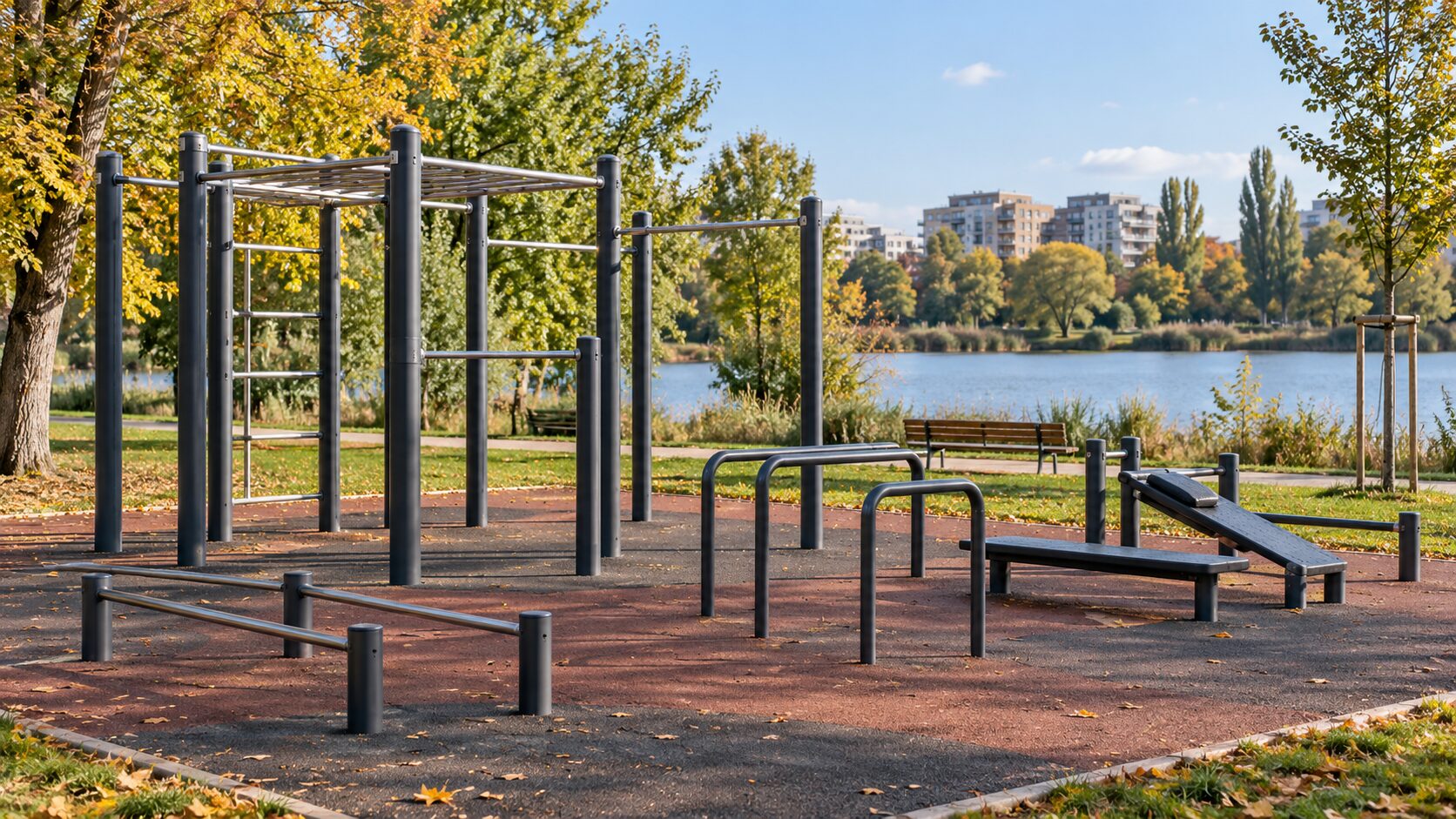 Pri Veľkom Draždiaku otvorili nové workoutové ihrisko. Zacvičiť si môžete každý deň